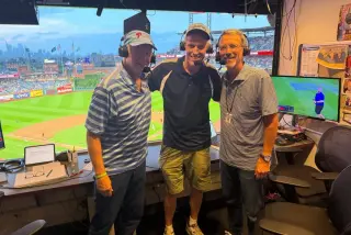 Retiree's $22,000 bid lands him in the Phillies radio booth — and he nails it