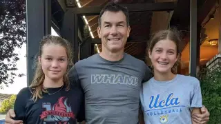 Jerry O'Connell's teens steal the show as twins debut grown-up looks