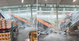 Stormy NJ BJ's roof collapse leaves shoppers safe amid floods