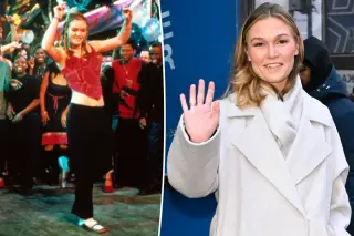 Julia Stiles Enters the DWTS Ballroom for Season 35