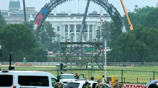 Temporary UFC arena rises on White House South Lawn for June fight