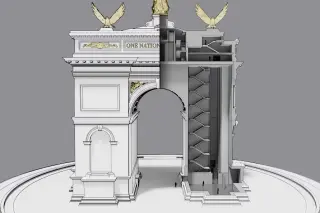 Trump pushes 250-foot arch to redefine DC skyline