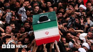 Khamenei's coffin carried through Iraq's holy shrines as funeral rites unfold