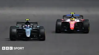 Antonelli overtakes Hamilton to claim Silverstone sprint glory