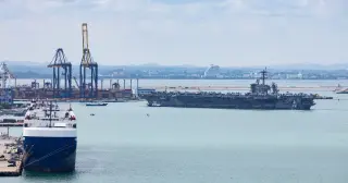 USS Abraham Lincoln docks in Thailand for a four-day liberty stop after months at sea