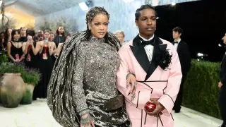 Rihanna Dazzles at Met Gala With A$AP Rocky in Margiela Glow