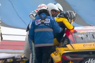 Bowman's Slide Ends Chase Hopes for Wallace and Byron in Charlotte