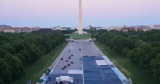 Lawsuit Seeks Halt to Trump’s Blue Reflecting Pool Makeover at Lincoln Memorial