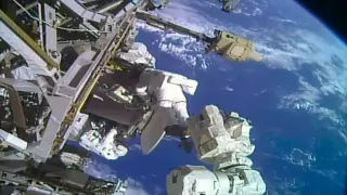 ISS comms back online after 6.5-hour spacewalk antenna swap
