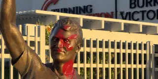 Vandals Strike Charlie Kirk Statue at TPUSA Phoenix HQ