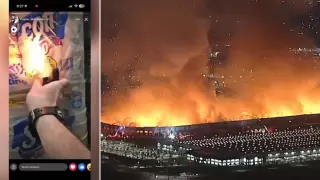 Video allegedly shows arson kick-off of Ontario warehouse blaze fuels investigation
