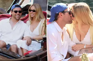 Venice gondola kiss marks new chapter for Sweeney and Braun