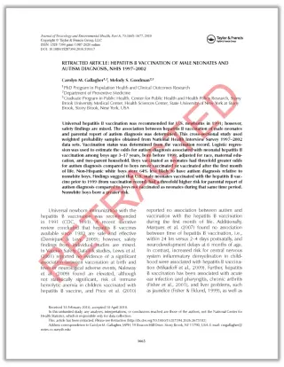 Retraction casts doubt on long-published autism-vaccine link study