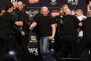 Dana White embraces chaos, cites therapist as sociopath to justify UFC 328 face-off