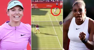 Serena Williams returns with a bang at Queen’s as Boulter shocks Fernandez