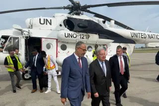 UN Chief Visits Haiti to Push Elections Amid Rampant Gang Violence