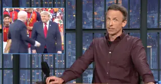 Meyers Spins Ghosts Theory for Trump's World Cup Booing
