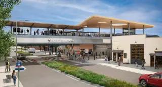 IBX renderings paint a modern, accessible Brooklyn–Queens light-rail link