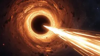 Nearby ravenous black hole mirrors early-universe feeding frenzy