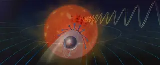 Close‑in planet’s magnetic bond lights up its star’s chromosphere
