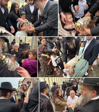 Chassidic Community Gathers at 770 Eastern Parkway for Simchas Torah