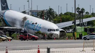 Amazon cargo jet crashes at Miami International, five dead as NTSB probes cause