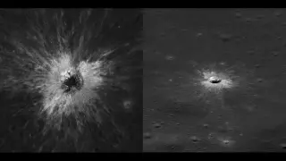 LRO Spots Fresh Lunar Crater From Rare Century-Scale Impact