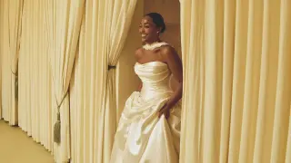 Jordyn Woods Finalizes Couture Wedding Gowns with Danielle Frankel in LA