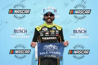 Blaney Secures Iowa Pole in Penske-Hendrick Front-Row Duel