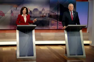 Hochul, Blakeman clash over ICE, Trump in final NY gubernatorial debate