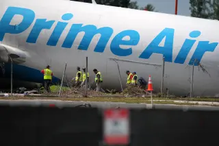 Early flight data hint go-around before Amazon cargo plane’s Miami crash
