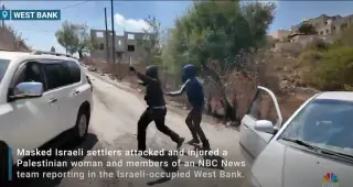 NBC News Crew Attacked While Covering West Bank Interview