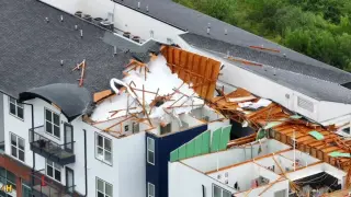 Tornado strikes The Rim area in San Antonio, damaging Palladium and nearby apartments