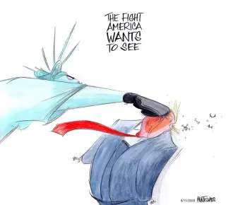 Cartoon Chronicles: Trump, Goldfinger, and World Cup 2026 in Daily Kos’ Editorial Diary