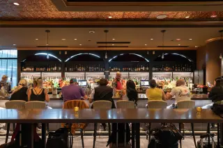 Hidden Bars and Bookstore Facades Define New Airport Hospitality Trend