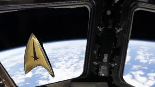 ISS marks Star Trek’s 60th with Starfleet badge from Sophie Adenot