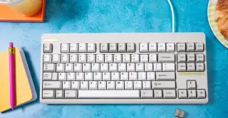 Beige nostalgia goes plug-and-play with NovelKeys Classic-TKL Underscore Edition