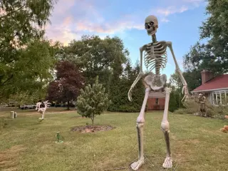 Home Depot's 12-Foot Skeleton Becomes a Permanent American Halloween Staple