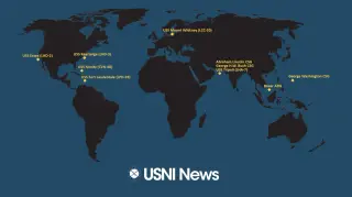Global Navy Deployments: Carriers and Amphibs Active Across Theaters (June 15, 2026)
