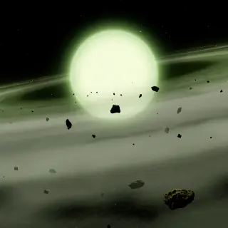 White Dwarfs Break the Color Rule: First Green Star Identified
