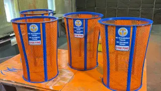 DSNY to give away Knicks-colored trash bins to celebrate championship