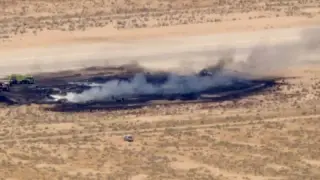 B-52 Crashes After Takeoff at Edwards AFB, Runway Closed as Investigation Opens