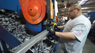 US manufacturing payrolls shrink at fastest pace since the pandemic, PMI shows