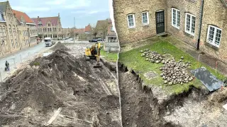 Belgian Coastal Town Uncovers 450 Medieval Cannonballs in One Cache
