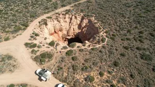 Surface Trenches on Australia's Nullarbor Plain Mark Collapsed Ancient Cave Systems