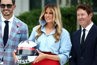 Melania Trump resurfaces with $2M foster-care scholarship pledge ahead of DC Grand Prix