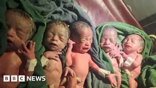 Ethiopian mother welcomes rare quintuplets after long wait