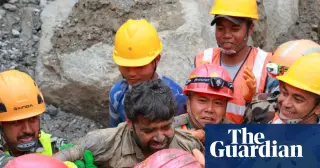 Two workers rescued from Nepal hydro tunnel nine days after floods