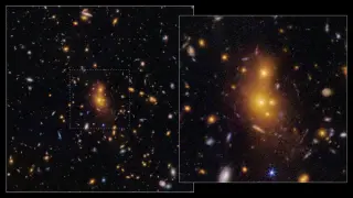 James Webb Spots Ancient Galaxy Cluster Acting as a Cosmic Magnifier