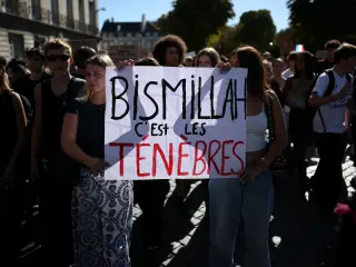 French Protesters Turn Police Infiltration Attempt into Viral Anti-Racism Slogan